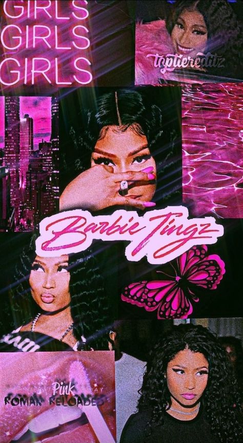 Nicki Minaj Wallpaper, Pretty Wallpaper Ipad, Rapper Wallpaper Iphone, Pink Glitter Wallpaper, Nicki Minaj Photos, Nicki Minaj Pictures, Cute Lockscreens, Pink Wallpaper Girly, Iconic Wallpaper