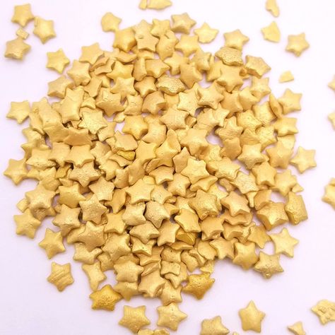 AmazonSmile: NCS Gold Stars Edible Sprinkles - 4 ounces / Great for Cupcakes, Cookies, Cakes, Cakes Pops. : Grocery & Gourmet Food Candy Cane Brownies, Sprinkle Brownies, Galaxy Desserts, Boxed Brownies, Christmas Tree Candy Cane, Christmas Tree Brownies, Mini Candy Canes, Christmas Tree Candy, Cake Supplies