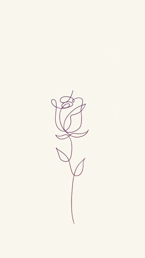 One Line Rose Tattoo Simple, Feminine Tattoo Ideas Delicate, Linear Rose Tattoo, Rose Fine Line Tattoo Design, Boho Rose Tattoo, Fine Line Rose Tattoo Design, Fineline Rose Tattoo Design, Fine Rose Tattoo, Tranquilo Tattoo