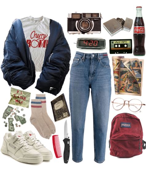 80s Aesthetic Outfits, Stranger Things Fashion, 80’s Outfits, 80’s Aesthetic, 80s Inspired Outfits, Look 80s, Stranger Things Outfit, Cute And Aesthetic, Aesthetic Summer Outfits