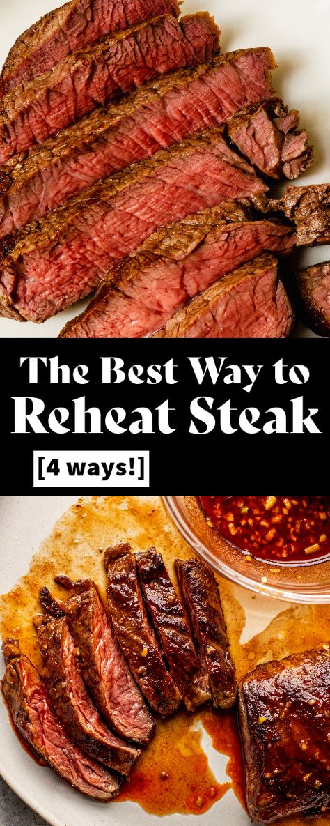 Sear A Steak, How To Reheat Steak, Sear Steak, Reverse Sear Steak, Steak Temperature, Expensive Steak, Steak In Oven, Steak Sandwiches, Leftover Steak