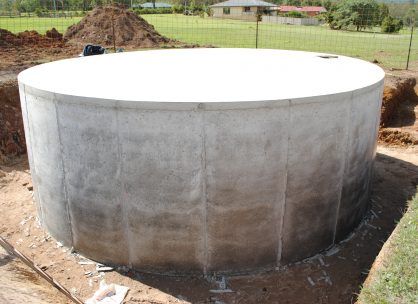 underground concrete tanks Rain Water Tank, Water Storage Tanks, Building House Plans Designs, Water Tanks, Water Bill, Building House, Water Reservoir, Math Methods, Sustainable Future