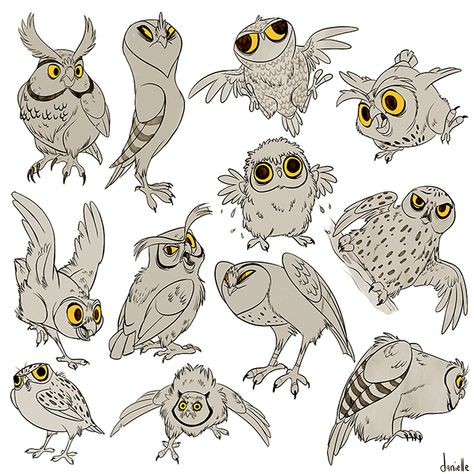 Owl Art Reference, Owl Illustration Art Character Design, Owl Cartoon Character Design, Owl Character Design Human, Owl Drawing Reference, Owl Character Design, Owl Character, Owl Drawing, Animal Caricature