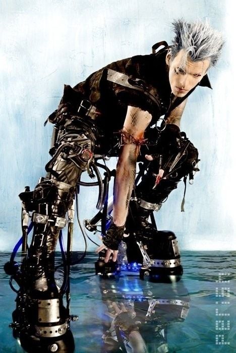 sekigan: “ futuristic | SpacePunk | Pinterest ” Gothic Cyberpunk, Punk Cyberpunk, Cyberpunk Costume, Cybergoth Fashion, Style Cyberpunk, Art Cyberpunk, Goth Boots, Post Apocalyptic Fashion, Arte Steampunk