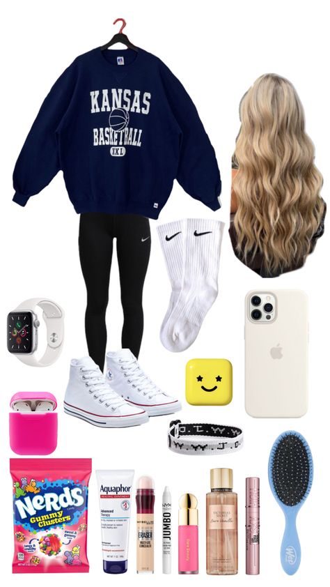 Ootd Preppy, Casual Outfits For Teens, Casual Preppy Outfits, Looks Party, Trendy Outfits For Teens, Cute Lazy Day Outfits, Cute Lazy Outfits, Lazy Day Outfits, Cute Outfits For School