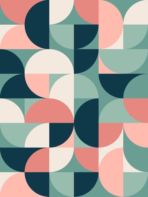 Materials / Textures ideas on Behance Graphic Patterns Geometric Art Prints, Mid Century Geometric, Illustration Simple, Geometric Design Art, Pattern Design Inspiration, Design Mandala, Geometry Design, Art Ancien, Geometric Pattern Design