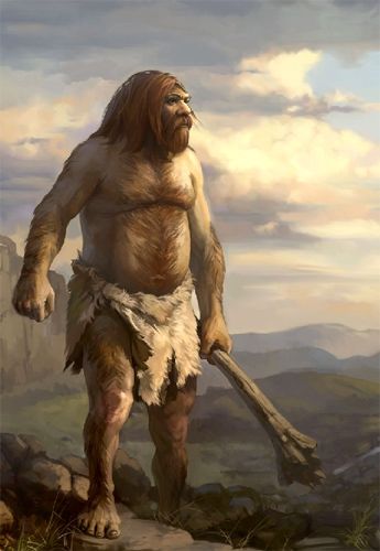 Stone Age Art, Prehistoric Age, Prehistoric Man, Prehistoric World, Early Humans, Ancient Animals, Prehistoric Art, Paleo Art, Fantasy Races