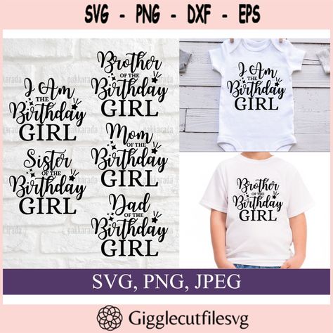 Birthday Girl Svg Bundle Birthday Family Matching Shirts Svg Mom Dad Bro Sis Check more at https://gigglecutfilesvg.art/product/birthday-girl-svg-bundle-birthday-family-matching-shirts-svg-mom-dad-bro-sis-2/ Family Matching Shirts, Bro Sis, Girl Dad, Sister Birthday, Dad Birthday, Family Matching, Matching Shirts, Birthday Girl, Mom Dad