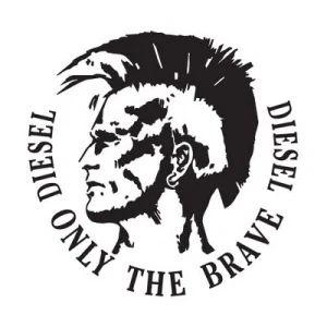 The story behind Diesel | Behind Jeans Diesel Only The Brave, Diesel Brand, Only The Brave, Logo Personal, Diesel Logo, Diesel Clothing, Diesel Industry, Mohawks, Fashion Logo Branding