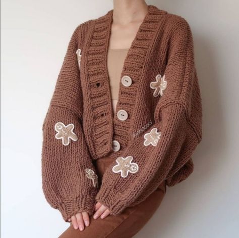 Patterns Aesthetic, Knit Cozy, Christmas Patchwork, Fluffy Cardigan, Drop Shoulder Cardigan, Patchwork Cardigan, Amazing Crochet, Cardigan Design, Cardigan Oversized