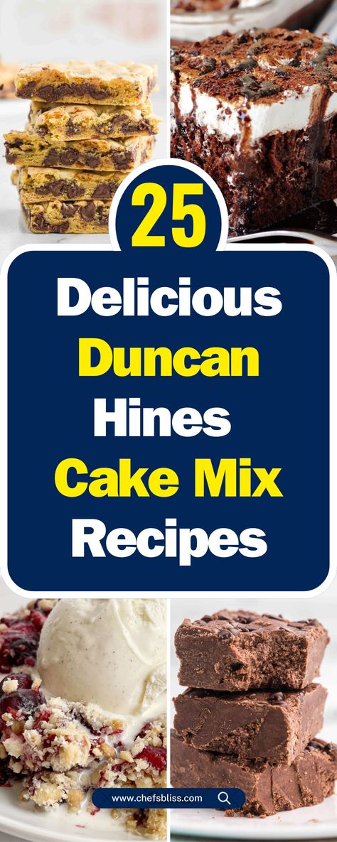 25+ Delicious Duncan Hines Cake Mix Recipes for Every Occasion! Duncan Hines Spice Cake Recipes, Duncan Hines Dark Chocolate Fudge Cake Mix Recipes, Dunkin Hines Recipes Cake Mixes, Spice Cake Mix Recipes Duncan Hines, Recipe With Spice Cake Mix Boxes, Coal Miners Cake, Devils Food Cake Mix Recipe Ideas, Duncan Hines Cake Mix Recipes, Whisky Cake Recipe