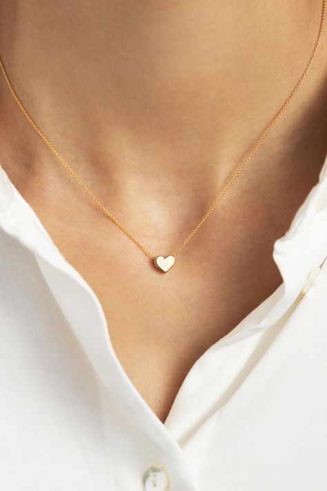 Gold jewelry simple necklace