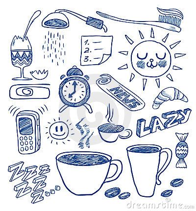 Sleep Doodle, Morning Doodles, Blue Doodles, Morning Drawing, Doodles Hand, Bujo Doodles, Collection Illustration, Love Doodles, Doodle Inspiration