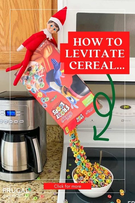 Elf On The Shelf Ideas With Advent Calendar, Elf On The Shelf 3 More Days, Best Elf On Shelf Ideas, Elf Carrying Case, Elf On The Shelf Spaghetti, Elf On The Shelf Shaving Cream, Elf On The Shelf Mario Bros, Elf On The Shelf Ideas Dollar Tree, Elf Cereal Ideas