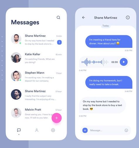 Chatting App Development Company App Design Trends, Chatbot App, Chatbot Design, Ux Design Principles, App Inspiration, App Design Layout, Medical App, Android App Design, 포트폴리오 레이아웃