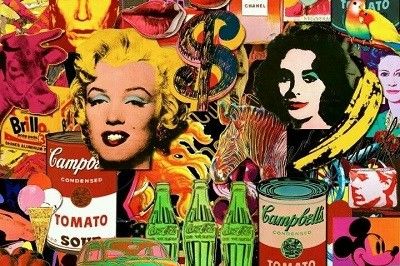 Pop Art: características, artistas y obras principales - Xtrart.es Kunst Collages, Pop Art Andy Warhol, Andy Warhol Pop Art, Pop Art Background, Pop Art Collage, Art Du Collage, Robert Rauschenberg, Jasper Johns, Water Based Acrylic Paint