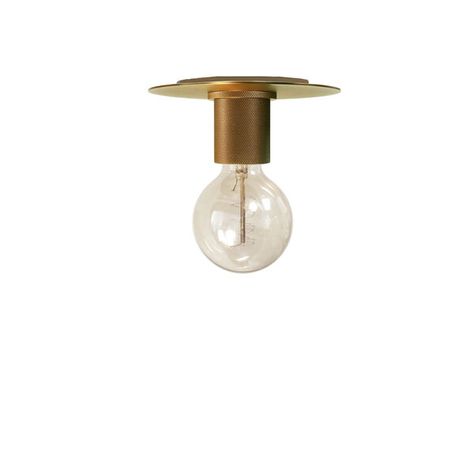 Dainolite Roswell Aged Brass Eight-Inch One-Light Flush Mount RSW-61FH-AGB | Bellacor Brass Flush Mount Light, Mount Light, Home Ceiling, Flush Mount Lighting, Aged Brass, Sloped Ceiling, Flush Mount Ceiling, Ceiling Fixtures, One Light