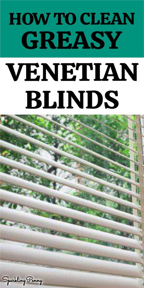 Blinds In Kitchen, Cleaning Blinds Easy, Clean Wood Blinds, Cleaning Wood Blinds, How To Clean Aluminum, Dusting Blinds, Metal Blinds, Clean Wood, Store Venitien