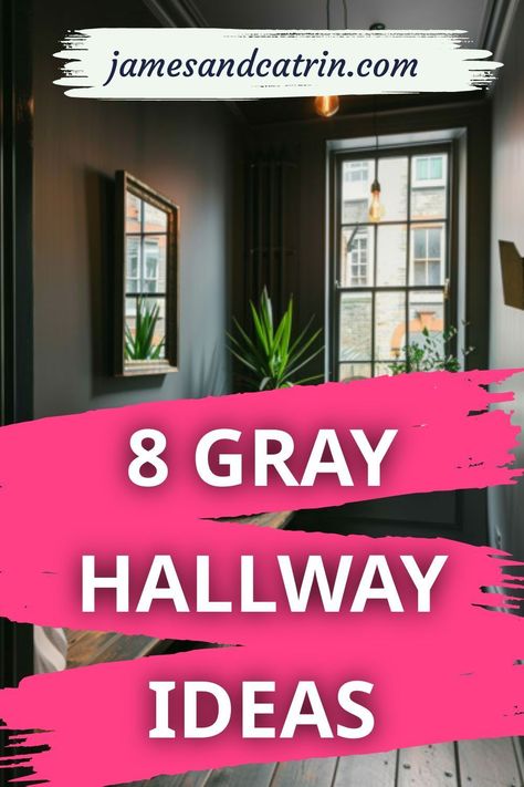 Looking for fresh gray hallway ideas? Our roundup showcases the beauty of gray in creating an inviting and stylish entrance. With tips on pairing colors and choosing the right accessories, you'll find the perfect design to complement your home. 🌈🔑 Elevate your hallway today. #GrayHallwayIdeas Gray Walls Hallway, Gray Hallway Ideas, Dark Grey Hallway, Grey Hallway Ideas, Gray Hallway, Pairing Colors, Grey Hallway, Interior Accents, Grey Color Scheme