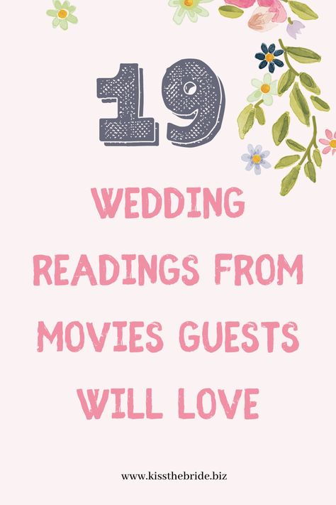 Readings At Wedding Ceremony, Poems To Read At A Wedding, Romantic Readings For Wedding, Wedding Readings Ceremony, Wedding Ceremony Readings For Friends, Wedding Readings From Books, Wedding Readings For Family To Read, Marriage Readings For Ceremony, Wedding Passages To Read