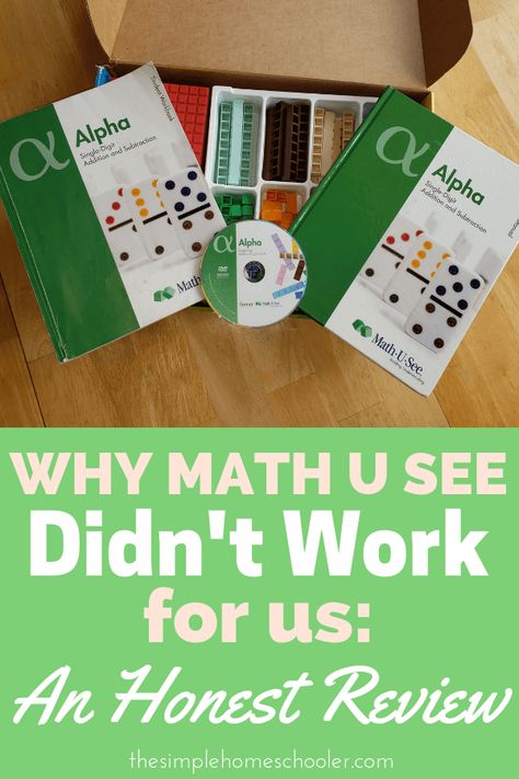 Math U See, Homeschool Math Curriculum, Maths Algebra, Curriculum Planning, Math Instruction, Homeschool Programs, Homeschooling Ideas, Homeschool Kindergarten, Love Math