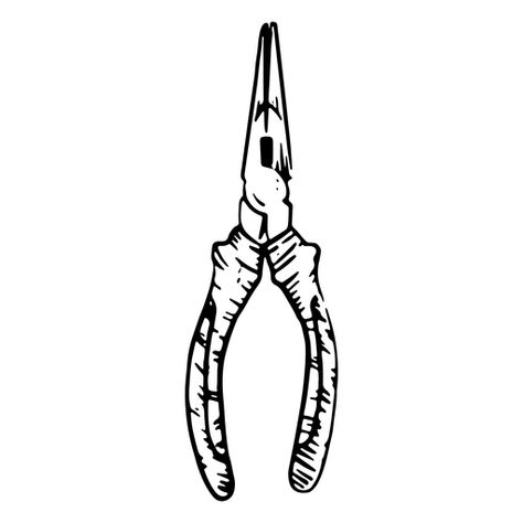 Hand drawn needle nose pliers #AD , #drawn, #Hand, #nose, #pliers, #needle Pliers Drawing, Long Nose Pliers, Preschool Counting, Needle Nose Pliers, Counting Worksheets, Nose Drawing, Long Nose, Mo Design, Create T Shirt