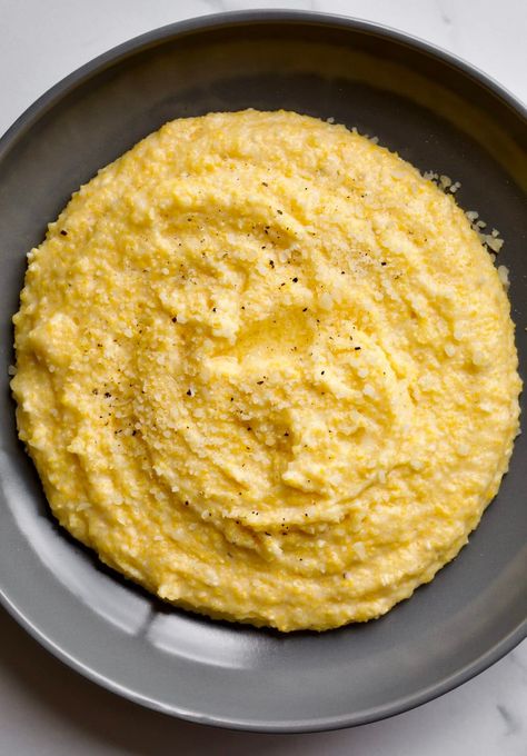 A true Italian speciality ready to serve in 10 minutes or less. Italian polenta is a MUST MAKE recipe. Tried and True Authentic Italian Polenta Recipe Easy Polenta, Italian Polenta, Polenta Recipe, How To Cook Polenta, Polenta Recipes, Cheap Stuff, Sunday Dinner Recipes, Creamy Polenta, Yummy Pasta Recipes