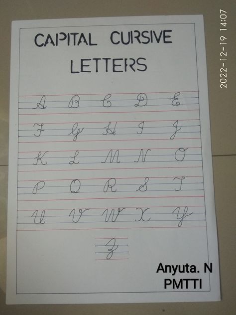 Capital Cursive Letters Capital Cursive Letters Worksheets, Capital Letters In Cursive, Cursive Capital Letters, Keys Crafts, English Alphabet Writing, Capital Cursive Letters, Capital Cursive, Capital Letters Worksheet, Cursive Letters Worksheet