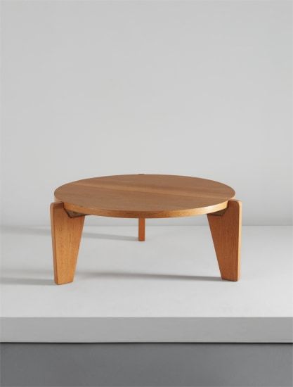 Jean Prouvé - Low table, circa 1944 | Phillips Jean Prouve Table, Jean Prouve Furniture, Coffee Table Furniture, Wood Furniture Design, Vintage Dining Table, Vintage Side Table, Low Table, 12 December, Plywood Furniture