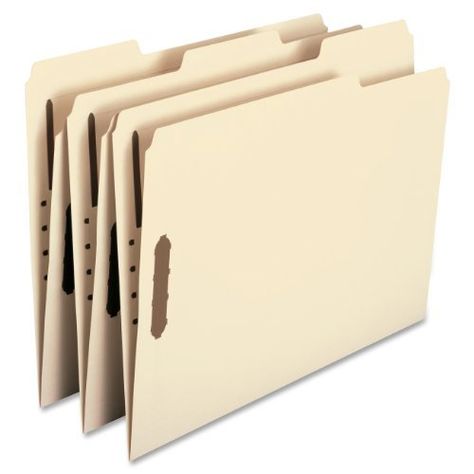 Smead 100% Recycled Fastener File Folder 2 Fasteners Reinforced 1/3-Cut Tab Letter Size Manila 50 per Box (14547) - Only $26.38 - Save 44%! Manila Folder, File Folder Organization, Folder Organization, Hanging Files, Important Documents, File Folders, Sheet Sizes, File Folder, Letter Size