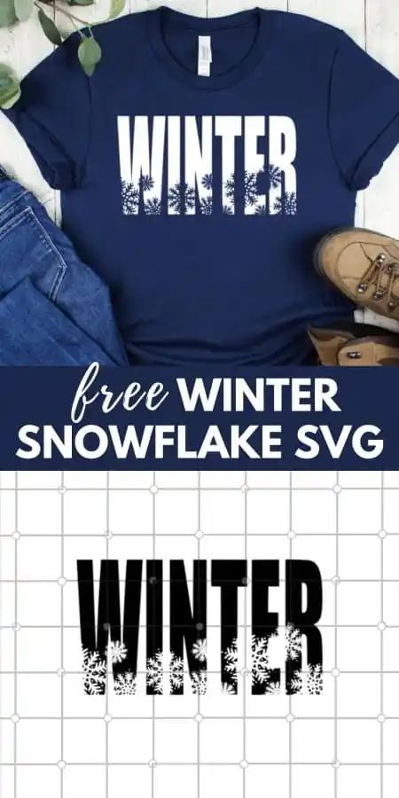 Winter Snowflake Tshirt with Free SVG » Homemade Heather Winter T Shirts, T Shirt Svg, Winter Svg, Cricut Projects Beginner, T Shirt Png, Winter Shirts, Images And Words, Winter Design, Winter Snowflakes