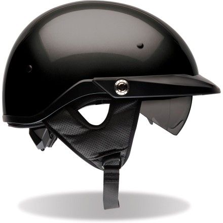 Bell Pit Boss Helmet - Protect your brrrraaaaaainnnnnn... Matte Black Helmet, Motorcycle Helmets Half, Open Face Motorcycle Helmets, Cool Motorcycle Helmets, Bell Helmet, Black Helmet, Half Helmets, Black Pit, Open Face Helmets