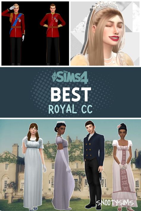 What we love about the Sims 4 community, is that there are endless options of custom content to choose from. Whether you are looking for royal clothes too, or you want to transform your Sims into your favorite Bridgerton characters, there is a CC pack for you! Now, if you are a fan of Bridgerton or The Crown you better read this post till the end. Because in this post, we will be highlighting the best Sims 4 Royal CC on the internet. And, well, there might be a few surprises in store! The Sims 4 Royalty Mod, Sims 4 Cc Queen Clothes, Sims 4 Royalty Challenge, Sims 4 Royality Cc, Sims 4 Monarch Cc, Sims 4 Prince Cc Maxis Match, Sims 4 Maxis Match Royal Cc, Sims 4 Royal Outfits, Royalty Sims 4 Mod