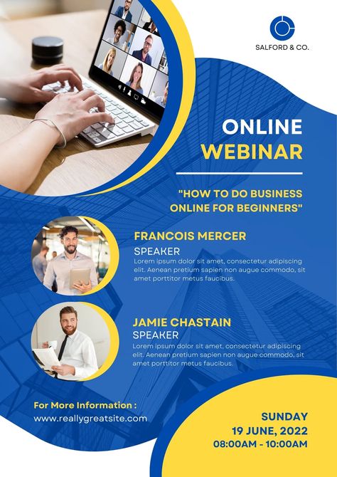 For your costumized poster try canva Webinar Poster, Online Poster Maker, Business Launch Party, Online Poster, Business Launch, Campaign Posters, Online Posters, Poster Maker, Home Poster