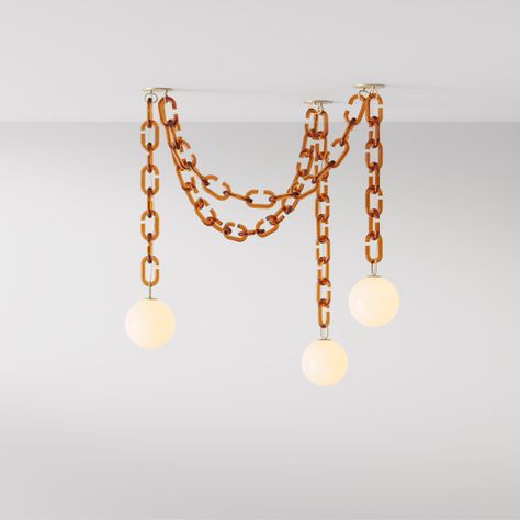 Trueing Lighting Collections Trueing Lighting, Hanging Lamps Living Room, Chain Chandelier, Chandelier Creative, Chandelier Led, Bedroom Pendant, Pendant Lighting Bedroom, Bubble Chandelier, Light For Living Room