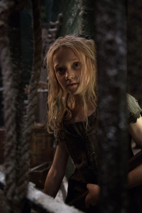 young Cosette (Isabelle Allen), Les Miserables movie Cosette Les Miserables, Les Miserables Movie, Les Miserables 2012, Jean Valjean, The Wolverine, 2012 Movie, Russell Crowe, Eddie Redmayne, Amanda Seyfried