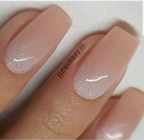 Ambre Nails, Ombre Gel Nails, Bridesmaids Nails, Nude Nail, Nude Nail Designs, Valentine Nails, Bride Nails, Nagel Inspo, Nail Designs Glitter