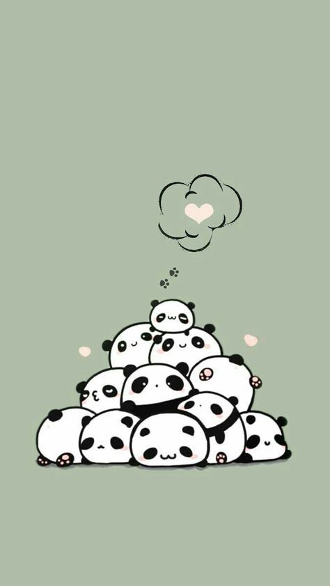 Panda Aesthetic, Panda Wallpaper Iphone, Panda Background, Cute Panda Drawing, Cute Panda Cartoon, Panda Tattoo, Panda Drawing, Wallpaper Wa, Wallpaper Illustration