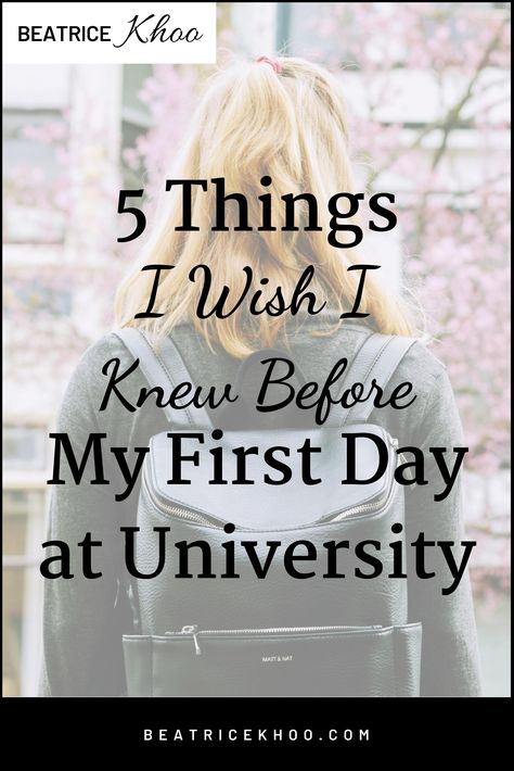 There are so many things to do after you are enrolled, and you may be feeling a little overwhelmed by it. In this post, I have summarised 5 important things to do in the weeks leading up to your first day at university. First Day At University, First Day Of University, Orientation Day, University Tips, College Advice, Going To University, 1st Day, I Wish I Knew, Life Advice