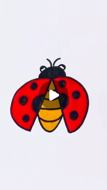 How To Draw A Ladybug, Ladybug Drawing Simple, Directed Drawing For Kids, Draw A Ladybug, Ladybug Drawing, Directed Drawing, A Ladybug, Teacher Student, March 17