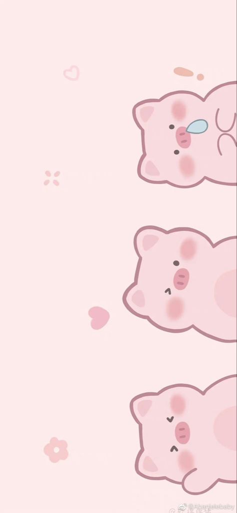 Pig Backgrounds Wallpapers, Pig Wallpaper Cute Aesthetic, Pig Wallpaper Cute, Cute Pig Wallpaper, Pig Background, Piggy Wallpaper, Purple Colour Wallpaper, Lulu The Piggy, Njoy Obs