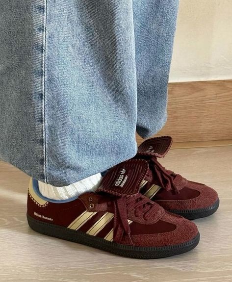 Red Sambas, Vivienne Westwood Shoes, Shoe Wishlist, Shoe Inspo, Aesthetic Shoes, Mode Ootd, Swag Shoes, Mode Streetwear, Pretty Shoes