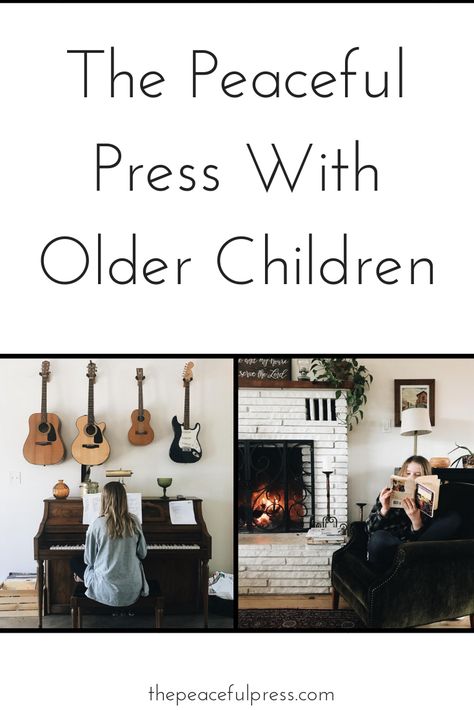 Using the Peaceful Press with older children.   * Charlotte Mason homeschooling, homeschool highschool, homeschooling encouragement, simple life,#homeschooling #waldorf #charlottemason #simplelife #homeschoolhighschool Peaceful Press Homeschool, Charlotte Mason Middle School, Charlotte Mason High School, Waldorf Homeschool Room, Charlotte Mason Homeschool Room, Right Start Math, Wild Schooling, Home Sweet Homeschool, Minimalist Homeschool