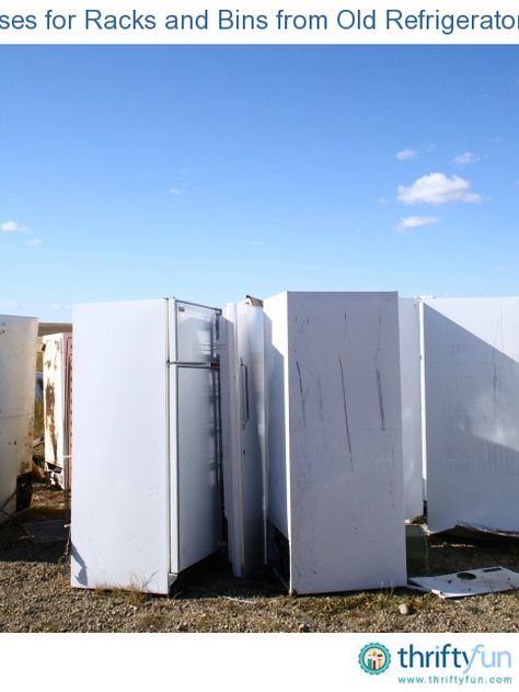 This guide is about uses for racks and bins from old refrigerators. Once a refrigerator is no longer worth repairing, you may be able to use the shelves and drawers for other things around your home. Old Refrigerator Repurpose Garden, Uses For Old Refrigerators, Old Refrigerator Repurpose, Old Refrigerator Ideas, Drawers Repurposed, Refrigerator Ideas, Wood Storage Rack, Glass Fridge, Vegetable Drawer