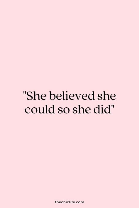 Doing the Becoming Her 6-Month Challenge? Click for the BEST Becoming Her quotes to help you stay motivated and disciplined throughout the challenge. As Theodore Roosevelt said: Believe you can, and you're halfway there! Belief in yourself is so important. Many will doubt you on your journey to creating your dream life. Make sure you're not one of them! ;) Believe in yourself and keep going! Save this to your Pinterest quotes board or vision board. Inspirational Quotes For Confidence, Motivation Quotes Vision Board, Quotes For Dream Board, Motivation Cute Quotes, Quotes And Wallpapers, Best Self Motivation Quotes, Soft Motivational Quotes, Beutiful Quatos, Be Your Favorite Self