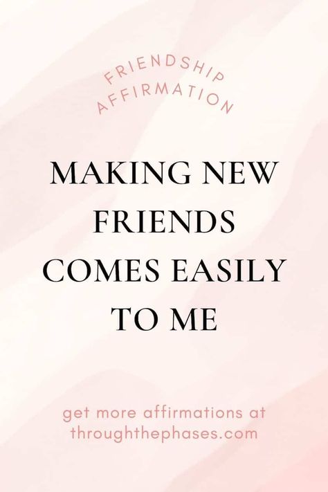 Manifest Friends Affirmations, Vision Board Friendship Quotes, I Attract Friendship, Best Friends Affirmations, New Friends Manifestation, How To Manifest Friends, Best Friend Manifestation, Manifest Good Friends, Healthy Friendships Vision Board