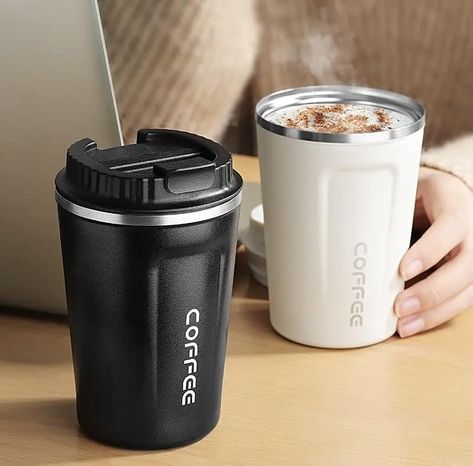 Thermos Coffee Mug, Friends Coffee, Coffee Thermos, Stainless Steel Coffee Mugs, Thermal Mug, Thermal Cup, Stainless Steel Thermos, Portable Blender, Insulated Coffee Mugs