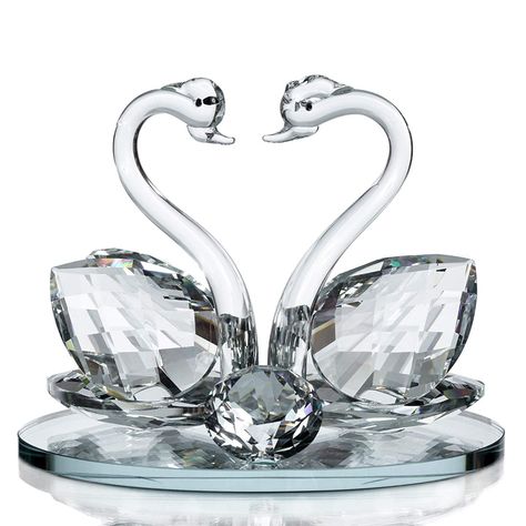 Decorative Crystal Glass Animal Double Swan Model with swarovski crystal elements Giftware Present (set of 1): Amazon.co.uk: Kitchen & Home Swan Decor, Swan Figurine, Living Room Ornaments, London Boutique, Crystal Ornament, Glass Figurines, Decor Figurines, Crystal Prisms, Crystals In The Home