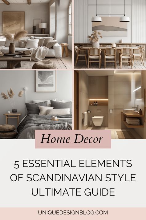 5 Essential Elements of Scandinavian Style Home to Design like a Pro Scandinavian Furniture Nordic Style, Norwegian Interior Design, Bathroom Scandinavian Style, Contemporary Scandinavian Interior, Nordic Home Interior, Scandinavian Minimalist Interior, Scandanavian Interiors, Living Room Scandinavian Style, Modern Scandinavian Interior Design