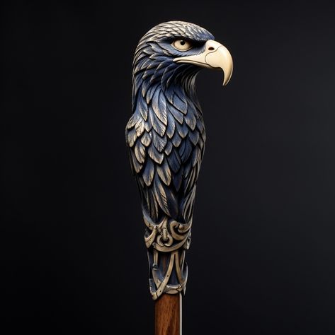 New idea for eagle walking cane #eagle #canes #walkingcane #walkingstick #wooden Hover Craft, Wooden Walking Canes, Cane Stick, Walking Cane, Mobility Aids, Walking Canes, Eagle Head, Men Clothes, Walking Sticks